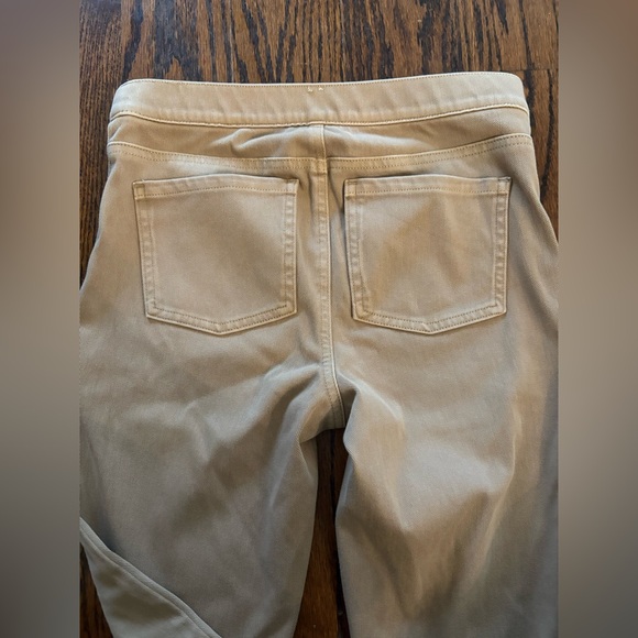 Spanx M Earthy Taupe Soft Knit Stretch Jean-Ish Ankle Skinny Leggings - Picture 4 of 8